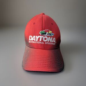 Daytona International Speedway Baseball Hat Nascar World Center Racing Red Black